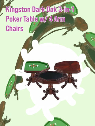 3 in 1 poker table and chairs