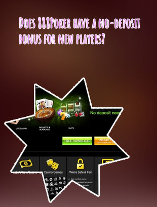 888 poker free no deposit bonus