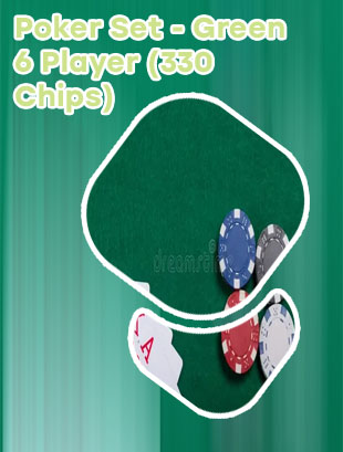 Green poker chips