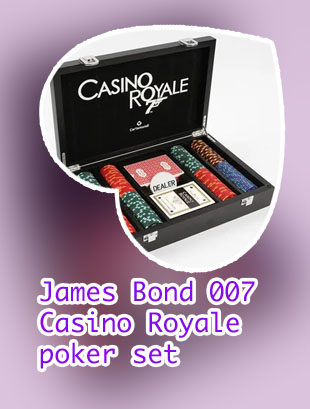 James bond 007 casino royale poker set