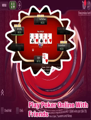 Private online poker tournament with friends
