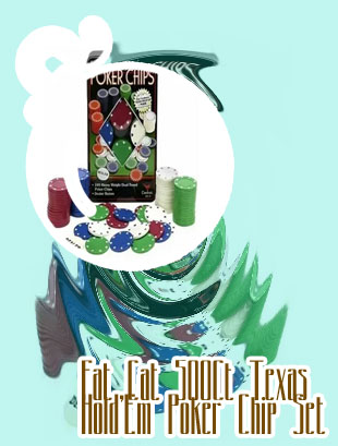 Professional poker chip set