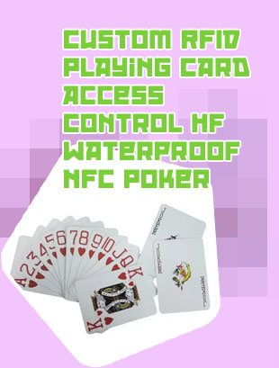 Rfid poker cards